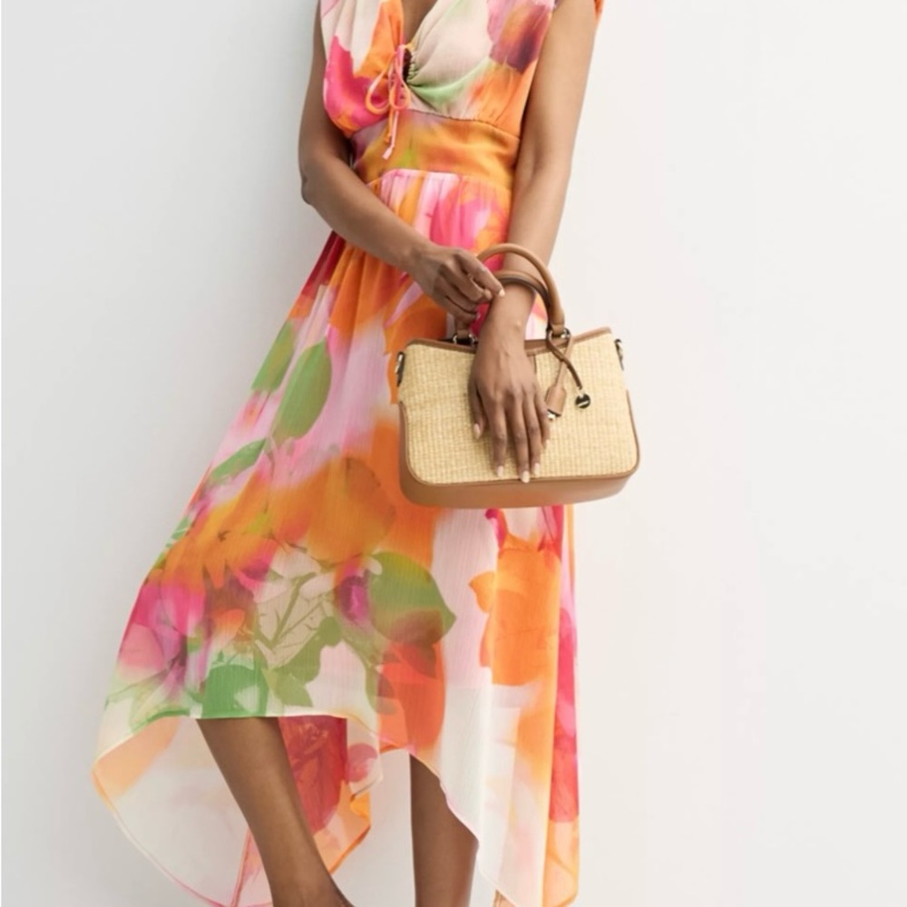 Women's INTEMPO™ Handkerchief Sleeveless Maxi Dress XXL